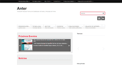 Desktop Screenshot of anter.es