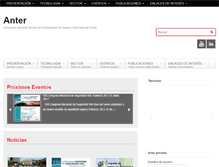Tablet Screenshot of anter.es